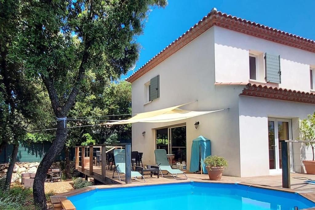 Villa Garrigue - Piscine, Parking, Maison Entiere Beaulieu  Exteriör bild