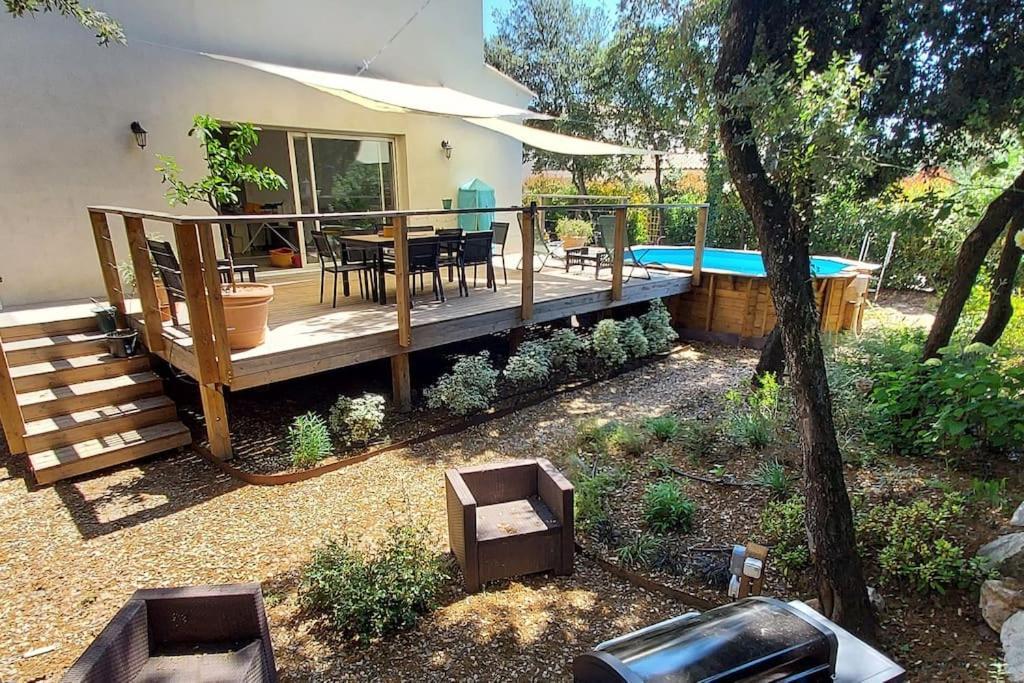Villa Garrigue - Piscine, Parking, Maison Entiere Beaulieu  Exteriör bild
