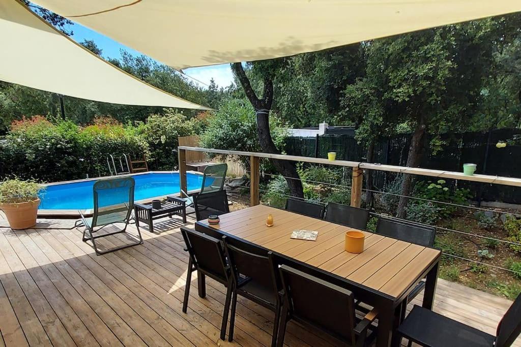 Villa Garrigue - Piscine, Parking, Maison Entiere Beaulieu  Exteriör bild